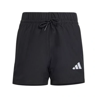 Image of adidas Unisex Kids Essentials Climacool Shorts, Black/White, 14 15 Years