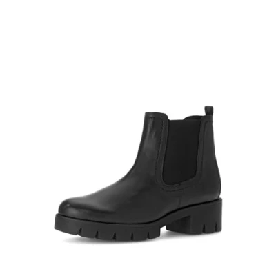 Image of Gabor Women&#039;s Chelsea Boots, Ankle Best Fitting, Black 77, 5.5 UK