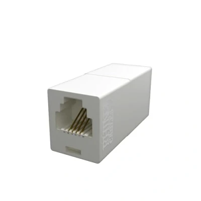 Image of rhinocables RJ11 Extension ADSL 4 Pin Broadband Modem Router cable BT VOIP Phone Male with Female Coupler (Coupler)