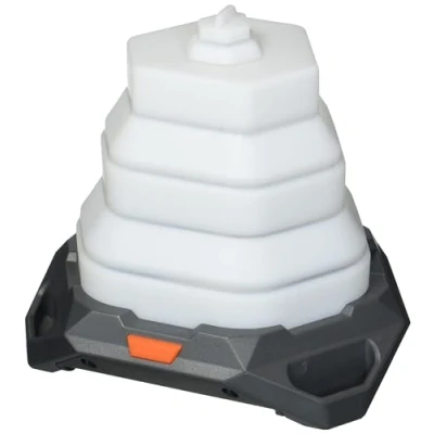 Image of NEBO Galileo Air 1000 Collapsible Lantern, Powerful Lumen Rechargeable Lantern &amp; Power Bank, One Size, Smoke Gray