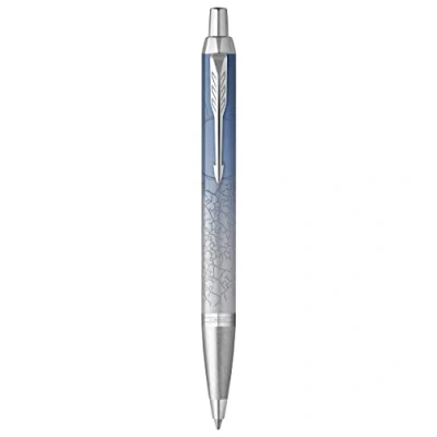 Image of PARKER IM Premium Special Edition 2153005 Ballpoint Pen Polar (Silver) M Blue