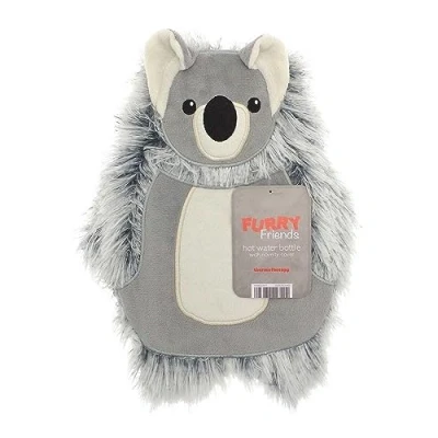Image of Country Club Furry Friend Koala 1L Hot Water Bottle Grey 30x24cm