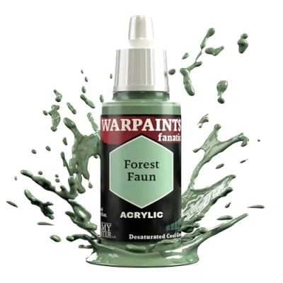 Image of The Army Painter Greens Warpaints Fanatic 18ml Acrylic Paints (Green Faun)