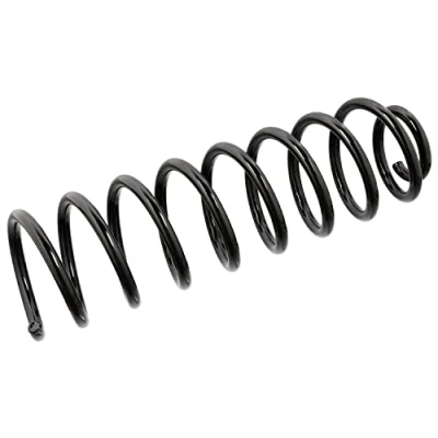 Image of 6K051115M951, 6N0511115G Coil spring FEBI BILSTEIN 104742 Rear Axle VOLKSWAGEN: Polo III Hatchback