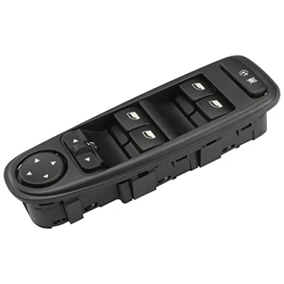 Image of Effitnee C4 Power Window Control Switch Button, Left Panel 6554.YH for Citroen Grand Picasso 96639383ZD