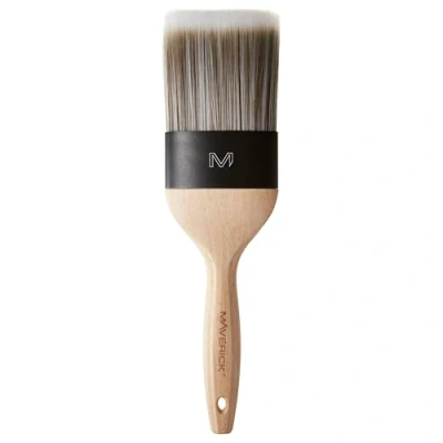 Image of Maverick 105 Series X Paint Brush 3&quot; Professional Straight Cut Oval Memex Head with FSC Wood 3 inch
