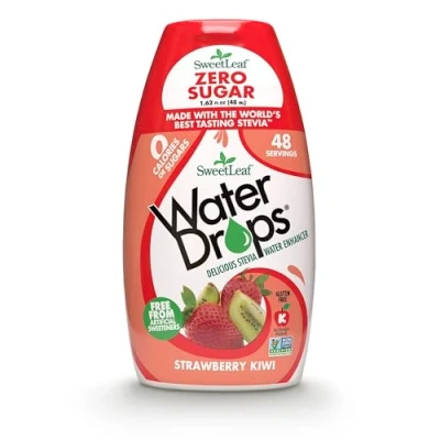 Image of Sweetleaf Water Drops Strawberry &amp; Kiwi 48ml