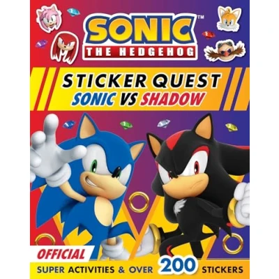 Image of Sonic the Hedgehog Sticker Quest: vs Shadow: Activity Book packed with puzzles and over 200 stickers! Perfect for fans of games, movies TV shows