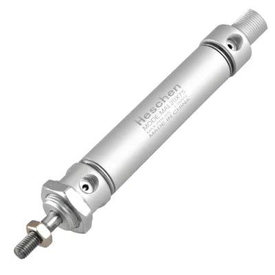 Image of Heschen Pneumatic slim Air Cylinder, MAL 20 75, PT1/8&#039;&#039; Port, 20mm Bore, 75mm Stroke, Double Acting
