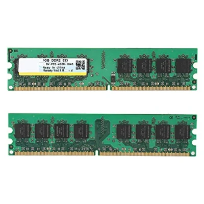 Image of Kafuty 1GB 533MHZ DDR2 Memory Module 1.8V 240PIN RAM Ensure Stable and Fast Data Transmission, for PC2 4200 Desktop Computer AMD Motherboard