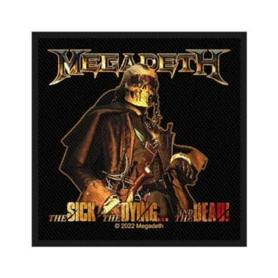 Image of Razamataz Megadeth The Sick Dying And Dead Band Sew On Patch Approx. 10 x cm