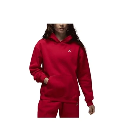 Image of Jordan Sweatshirt, Women&#039;s, Size: Large, Gym red/white