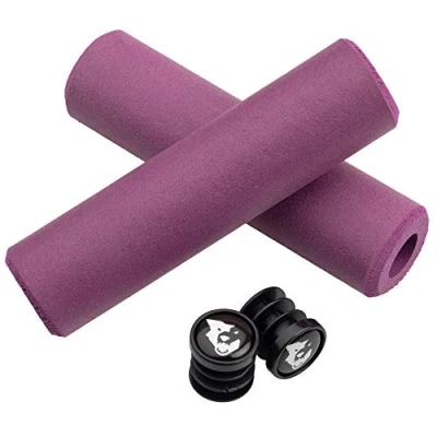 Image of Wolf Tooth Fat Paw Grips 9.5mm Purple Bike Accessories Custom Parts Precision Engineered