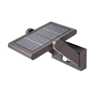 Image of Lucande Solar powered LED outdoor wall light Valerian