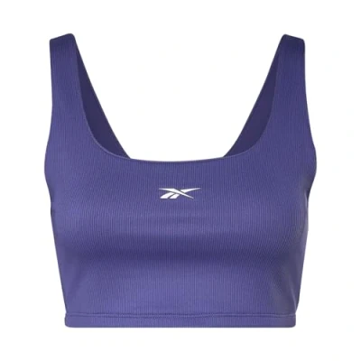 Image of Reebok Women&#039;s Workout Ready Bralette Sports Bra, Bold Purple, S UK