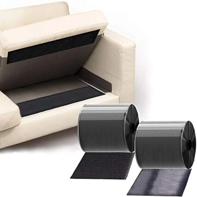 Image of TEUVO Hook and Loop Tape with Adhesive for DIY, Heavy Duty Self Rug Fixing Mounting, 11 CM Wide 2 M Long