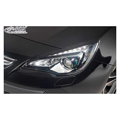 Image of RDX Racedesign RDSB121 Head light spoilers compatible with Opel Astra J GTC 2009 2015 &amp; Cascada (ABS)