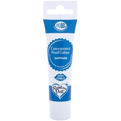 Image of Rainbow Dust ProGel® Concentrated Food Colour, Sapphire Colouring Gel For Baking and Cake Decorating, 25g Tube