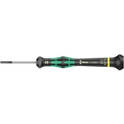 Image of Wera 2035 Kraftform Micro Slotted Screwdriver, 0.35 x 2.5 40 mm, 05117997001
