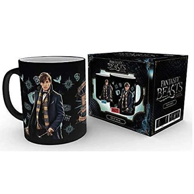 Image of GB eye, Fantastic Beasts, Newt Scamader, Heat Changing Mug, Wood, Various, 15 x 10 9 cm