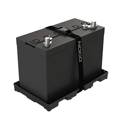 Image of NOCO BT31S Group 31 Heavy Duty Battery Tray for Marine, RV, Camper and Trailer Batteries, Black
