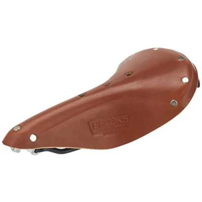 Image of Brooks Saddles B17 Narrow Bike Saddle, Honey/Black Steel