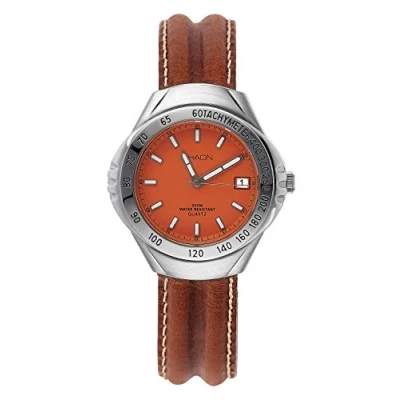Image of SHAON Men Analogue Quartz Watch with Leather Strap 35 6010 66