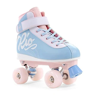 Image of Rio Roller Milkshake Skates, Unisex Adult, Pink (Cotton Candy), 38 (Spain)