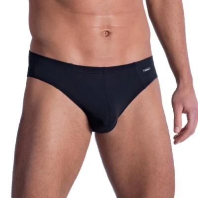 Image of Olaf Benz Underwear, RED 0965 Mini Brief, Black, Men&#039;s Size M, Pack of 1