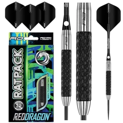 Image of RED DRAGON Rat 1: 32g Tungsten Darts Set with Flights and Stems