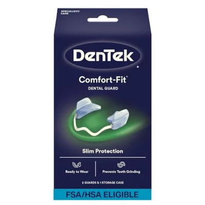 Image of DenTek Comfort Fit Dental Guard Kit Protection for Nightime Teeth Grinding