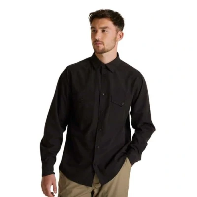 Image of Craghoppers Mens Expert Kiwi Long Sleeved Shirt, Black, Size S