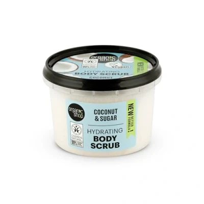 Image of Organic Shop Hydrating Body Scrub Coconut (250ml)