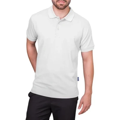 Image of HRM Men&#039;s Heavy M Polo Shirt, White, XXXXXXL