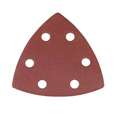 Image of Silverline Hook &amp; Loop Triangle Sheets 90mm 10pk 80 Grit