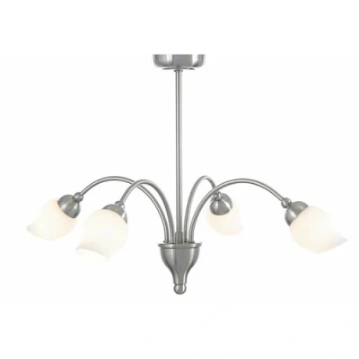 Image of Rimini Pendant 4 Light G9 Satin Chrome