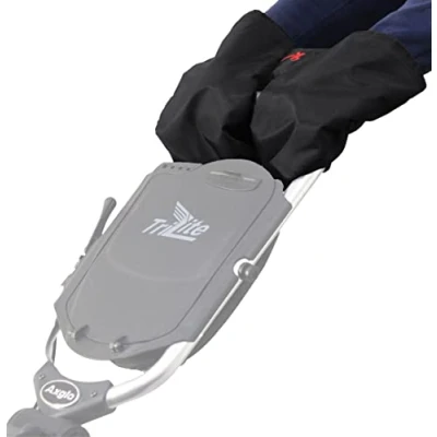 Image of Axglo Golf Push Cart Mitts Gloves One Size Black