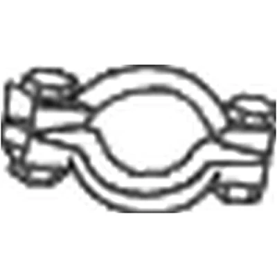 Image of 2864017000 Clamp, exhaust system BOSAL 254 355 66mm PEUGEOT: 307 Hatchback, 106 II 308 I CITROËN: Berlingo Van,