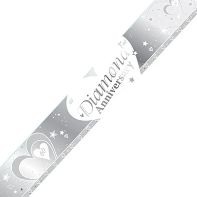 Image of 60th Diamond Anniv Banner 9FT