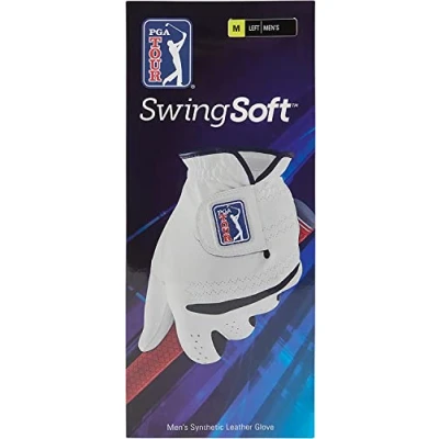 Image of PGA Men&#039;s Synthetic Glove Left, Bright White, M/L