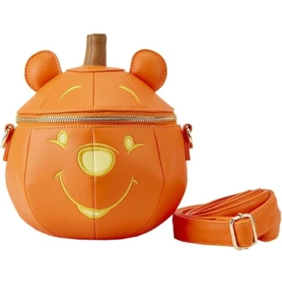 Image of Loungefly Disney Winnie The Pooh Pumpkin Crossbody Bag Orange