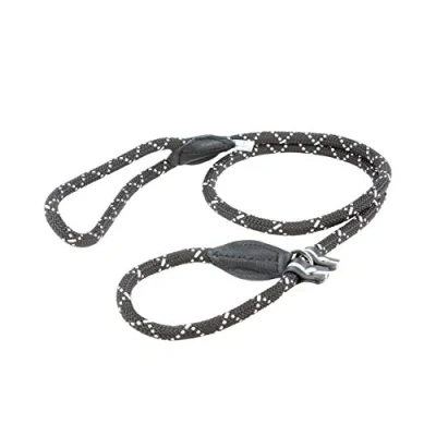Image of Julius K9 IDC Retriever Leash with Training Collar, 12 mm x 1.2 m, Fluorescent Black