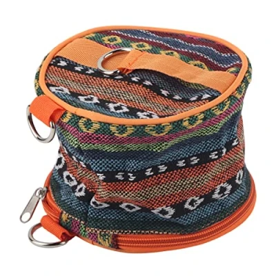Image of Roll Case Paper Holder, Tissue Hanging Cover Wipes Box Holder Storage Bag with Hook for Camping Tent
