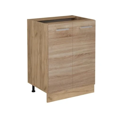 Image of Vicco Kitchen base cabinet &quot;Raul&quot;, Sonoma, 60 cm without worktop