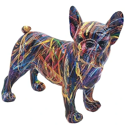 Image of Lesser &amp; Pavey Supernova French Bulldog Figurine For Home Office Decor Ornaments Gift Women Men Beautiful Indoor Outdoor Living Room