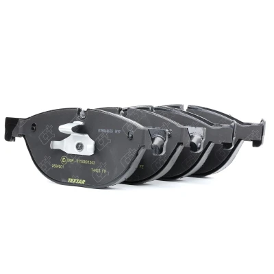 Image of 2449268, 34112449268, 34116775318, 34116775322, 34116793021 Brake pad set TEXTAR 2504501 prepared for wear indicator BMW: 5 Saloon, 7, 6 Coupe