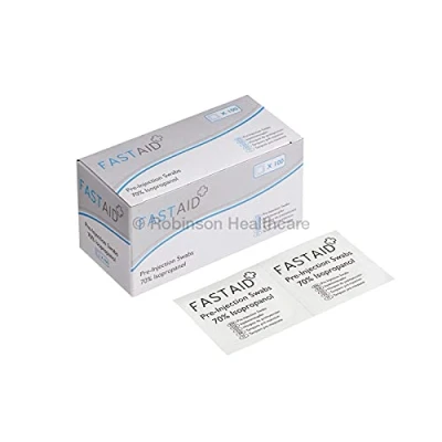 Image of 12 Pack Cleaning Swabs (Also Used As Pre Injection Swab) 70% Ipa Alcohol 100&#039;S X