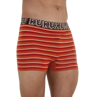 Image of Kukuxumusu Mens Printed boxer with elastic waistband 98751 man Orange Size Small
