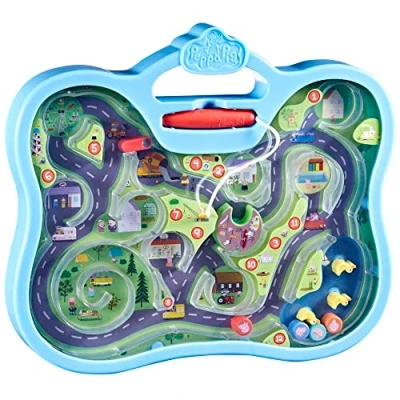 Image of Peppa Pig Toys Peppa’s Town Tour Maze Toy, Preschool for Girls and Boys