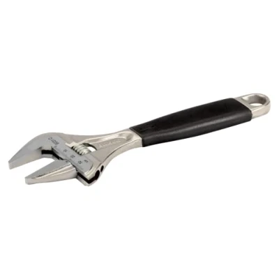 Image of Bahco 9031 RC US 8 Inch Wide Mouth Adjustable Wrench, Chrome